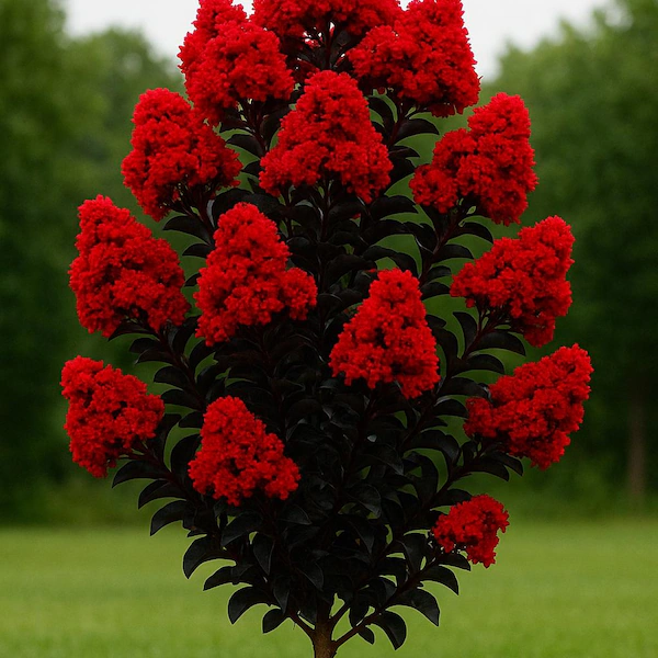 Ruby Crape Myrtle Thunderstruck | Red Blooms